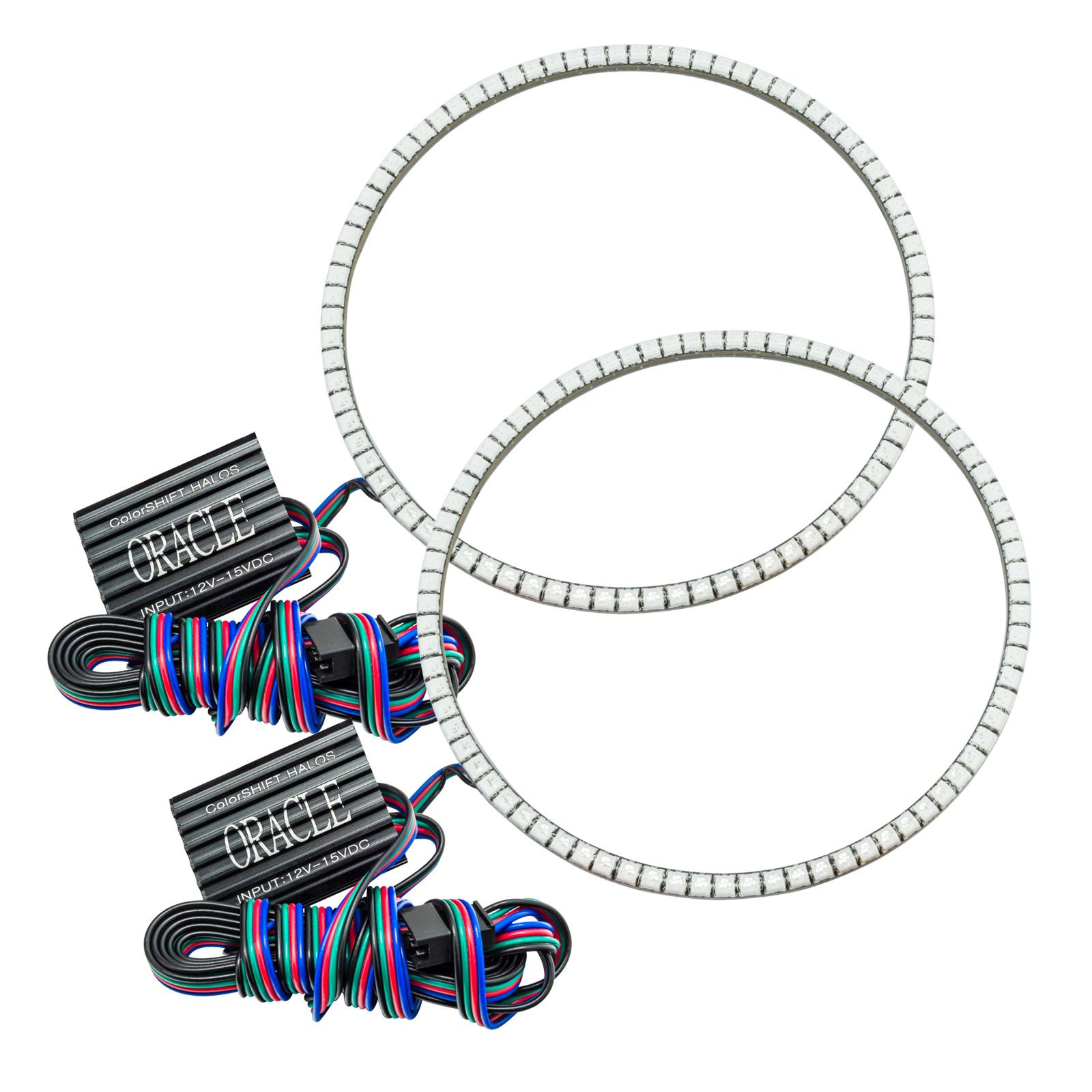 1214-334 - Jeep Wrangler JL 2018-2019 ORACLE LED Waterproof Halo Kit